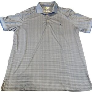 Tailorbyrd Golf Polo Shirt Mens XXL Geometric Pattern‎ Performance Quick Dry SPF